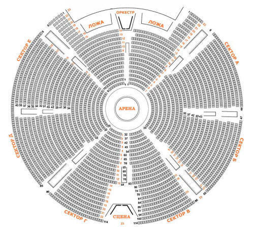 Цирк Никулина Схема Зала Фото